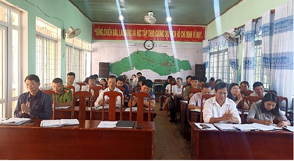Đảng ủy xã Ea Nam tổ chức Hội nghị sơ kết công tác 6 tháng đầu năm, triển khai nhiệm vụ 6 tháng cuối năm 2023
